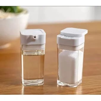 Condimentero cuadrado X4 Frascos y base