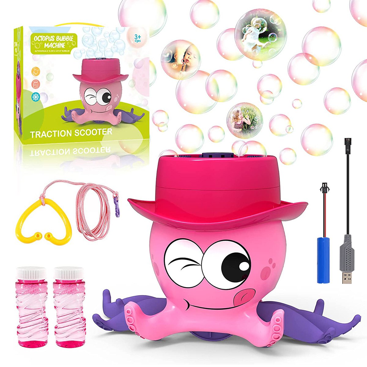 Pulpo máquina de burbujas