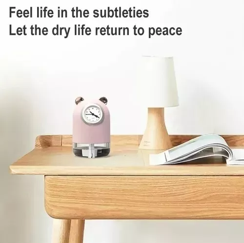 Mini Difusor Humificador Con Reloj