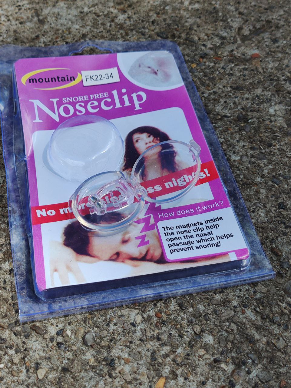 Clip Magnetico Nasal Antironquidos