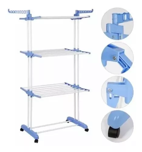 Tendedero Multifuncional Plegable Ropa