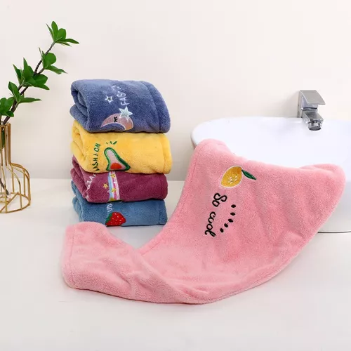 Gorro De Ducha Toalla De Baño Cabeza - Imagen 4