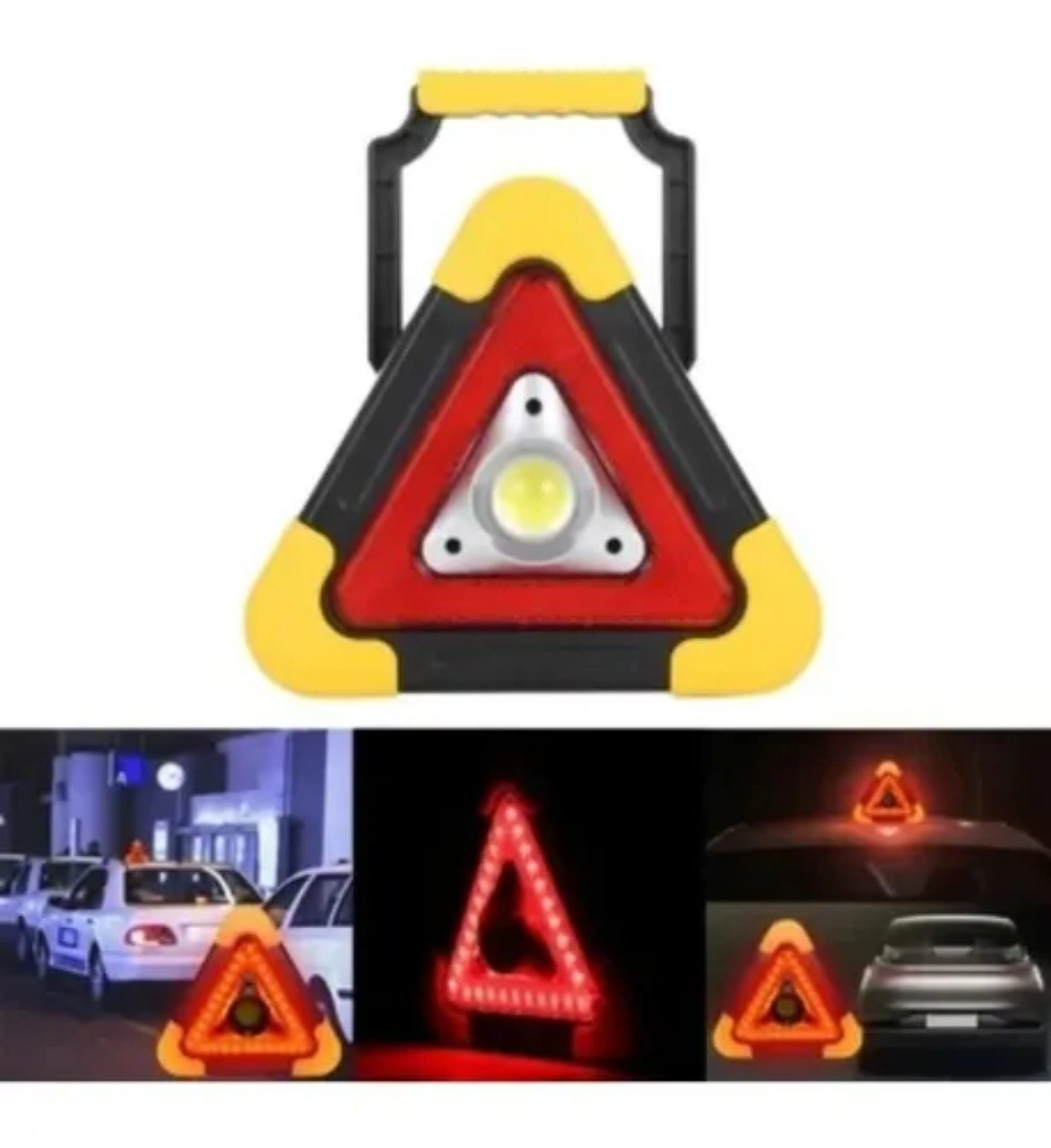 Triángulo Señalizador Led De Stop Recar - Imagen 2