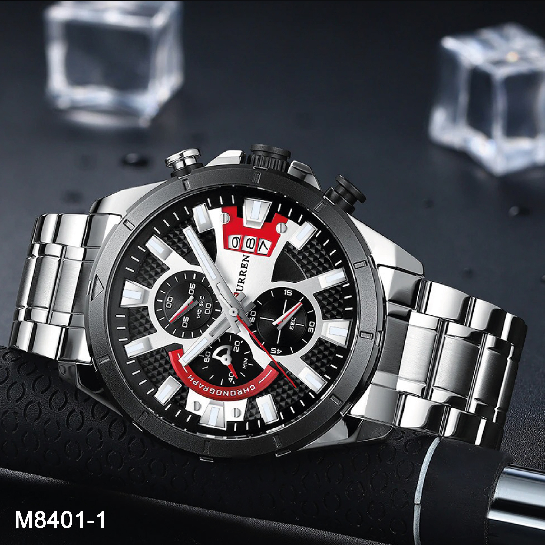 M:8401 RELOJ CURREN METÁLICO CRONOGRAF