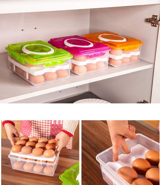 Caja Organizador de Huevos x 32 H