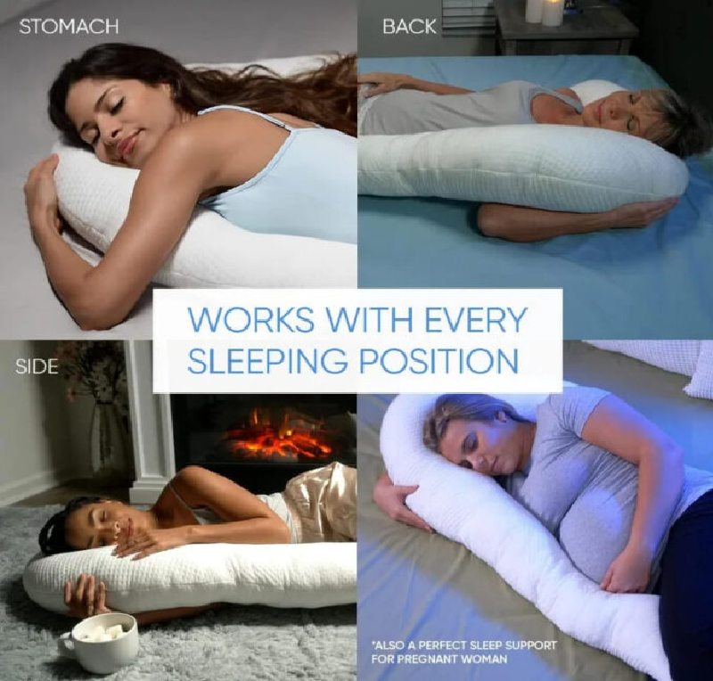 Almohada corporal acogedora y abrazable