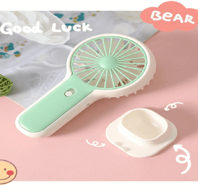 Mini ventilador portatil recargable aire - Imagen 3