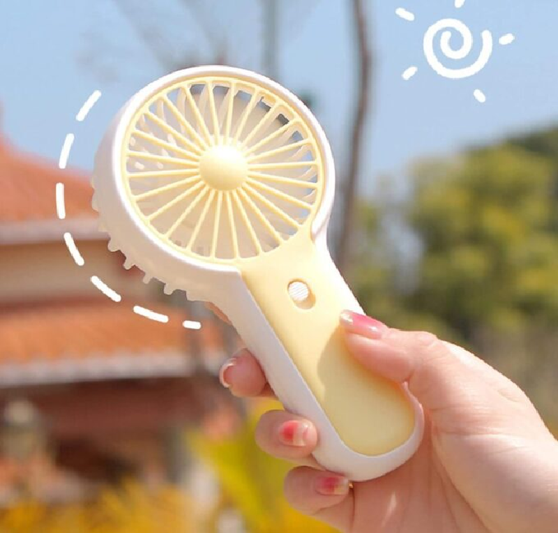 Mini ventilador portatil recargable aire - Imagen 2