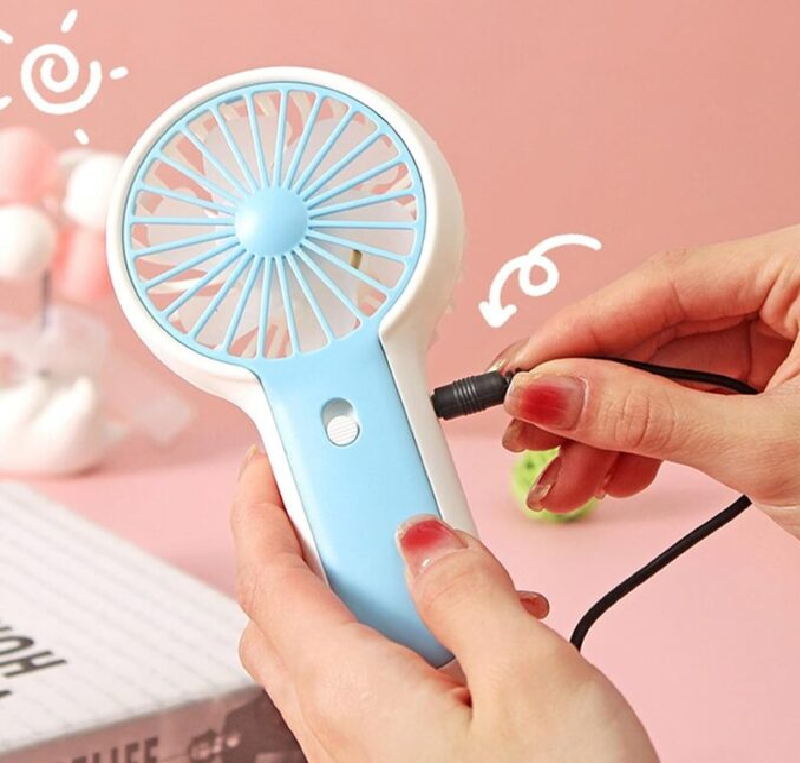 Mini ventilador portatil recargable aire