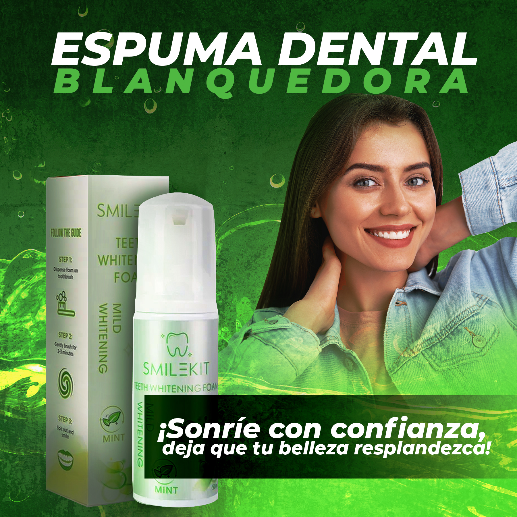 ESPUMA DENTAL BLANQUEADORA