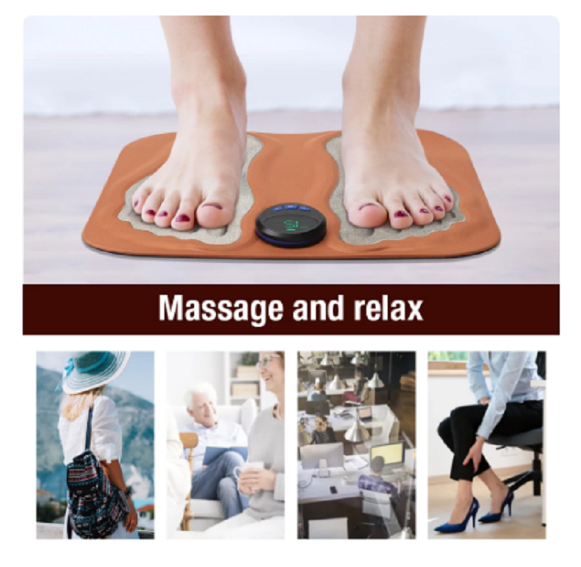 Almohadilla masajeadora de pies 3D