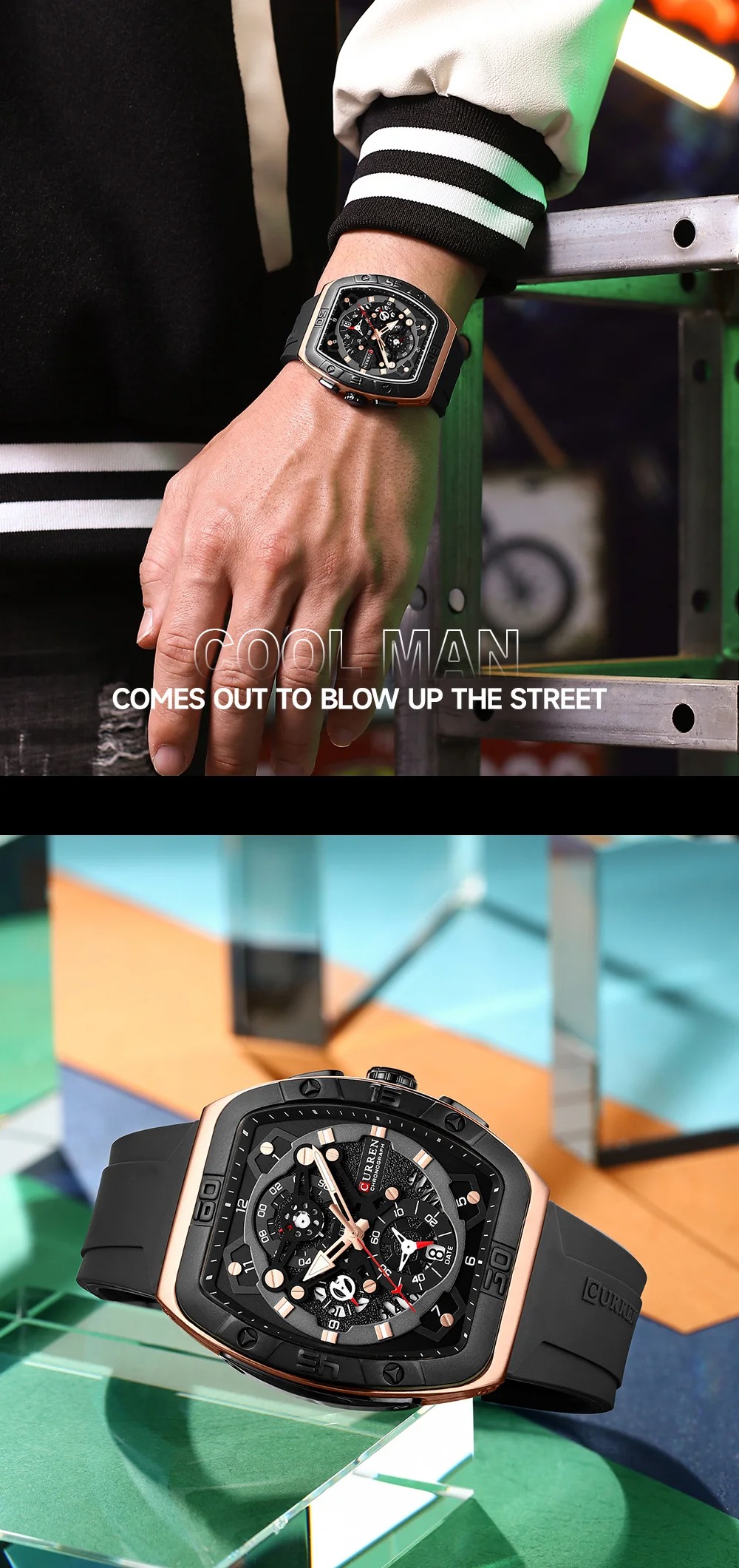 Curren MT01 - Negro (8443)