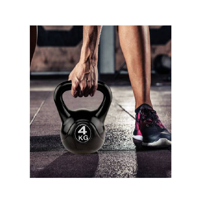 Pesa Mancuerna Rusa 4Kg Negra