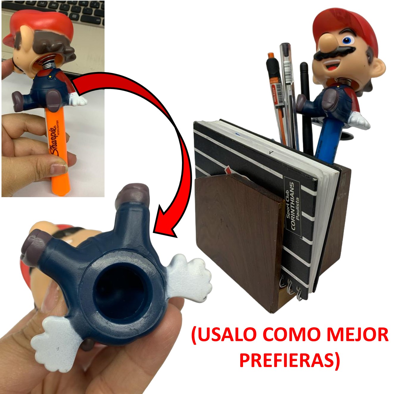 Muñeco Fontanero Portacelular