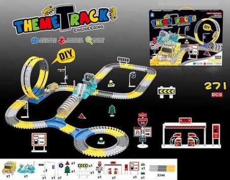 PISTA DE AUTOS GRANDE 271 PIEZAS