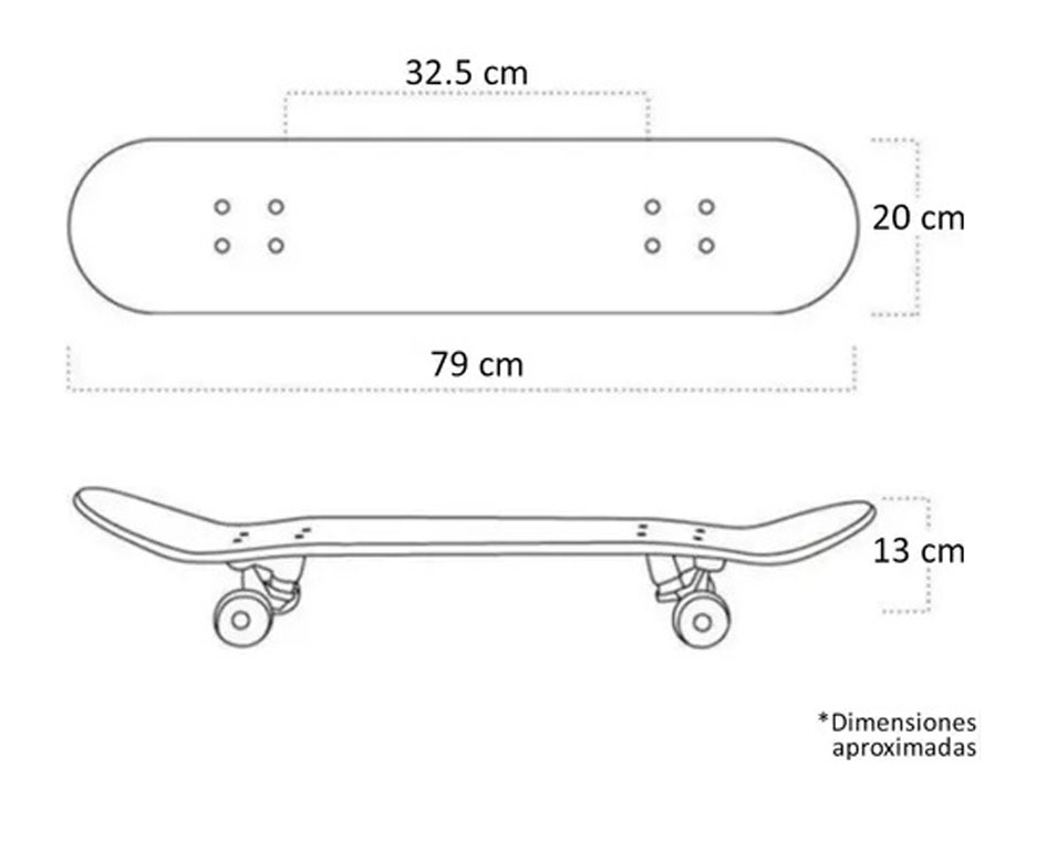 Tabla Skate Patineta Profesional Pino Ca - Imagen 3