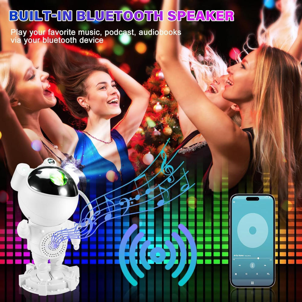 Astronauta Proyector De Luces de Pie