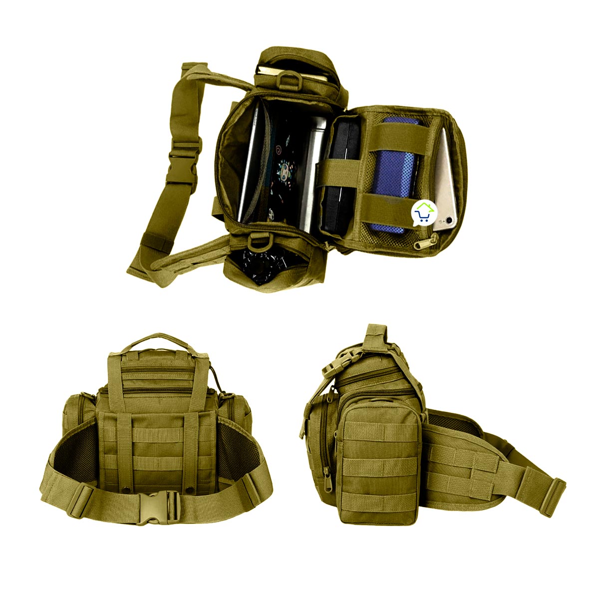 Riñonera Táctica Multifuncional AE-454-C - Imagen 3