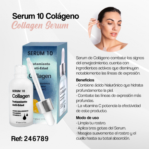 246789- SÉRUM 10 COLÁGENO x3