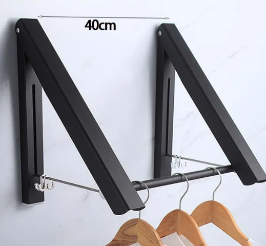 Colgador de ropa plegable Pared