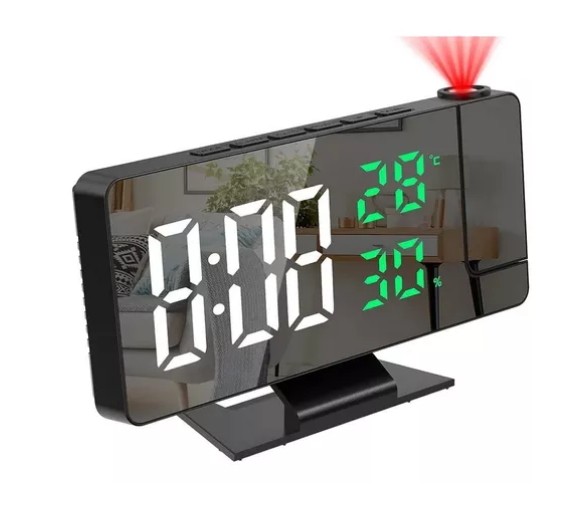 Reloj Despertador De Proyección Digital