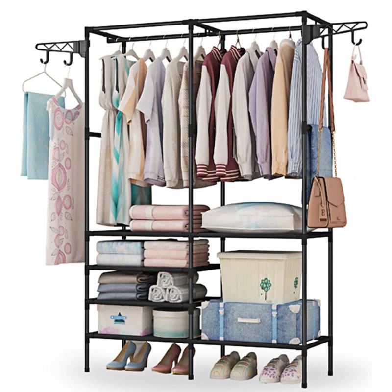 PERCHERO ARMARIO 2 CUERPOS METALICO