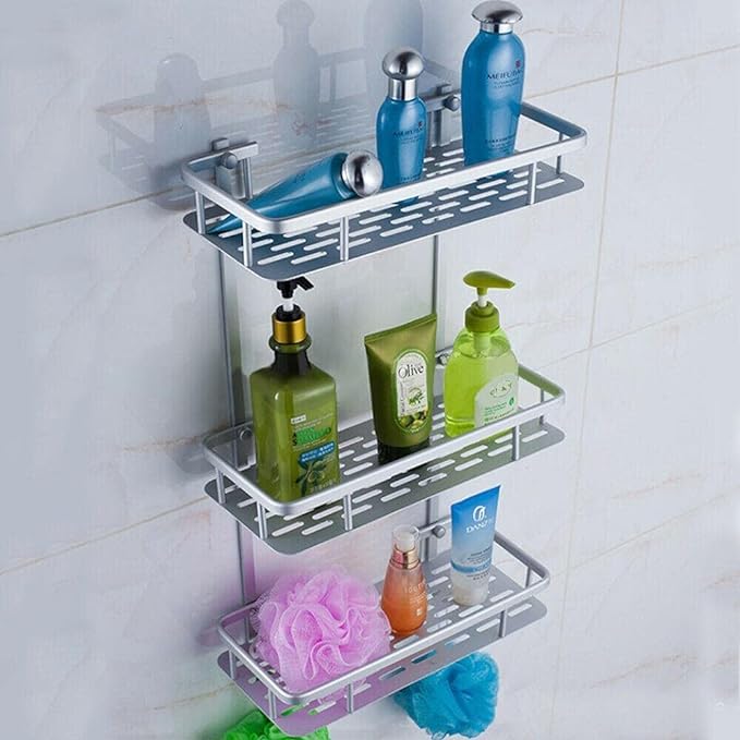 ESTANTE 3 NIVELES REPISA EN ALUMINIO