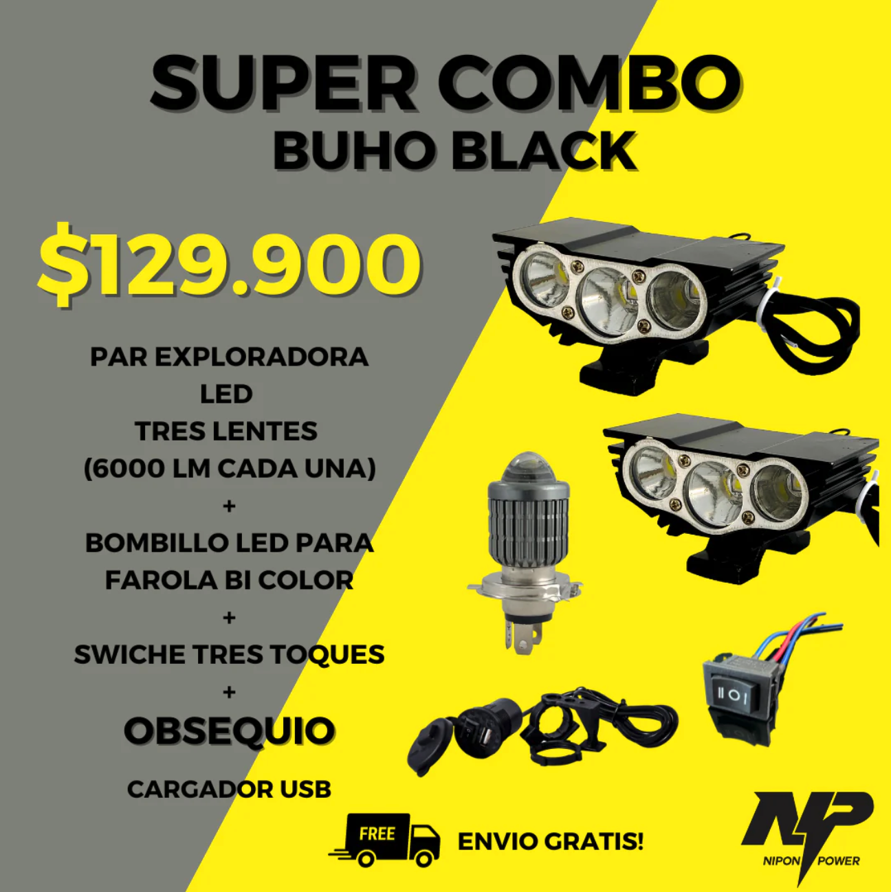 Combo buho black