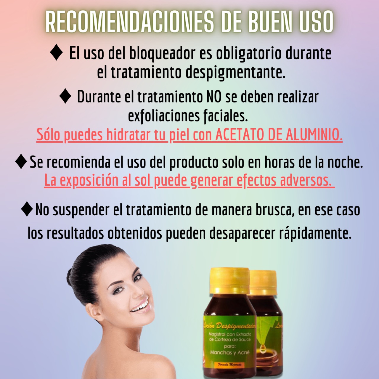 DESPIGMENTANTE SAUCE