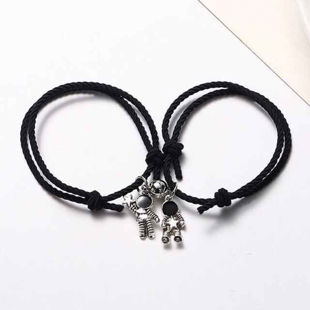 Pulsera Conexión Astronauta Negro DP
