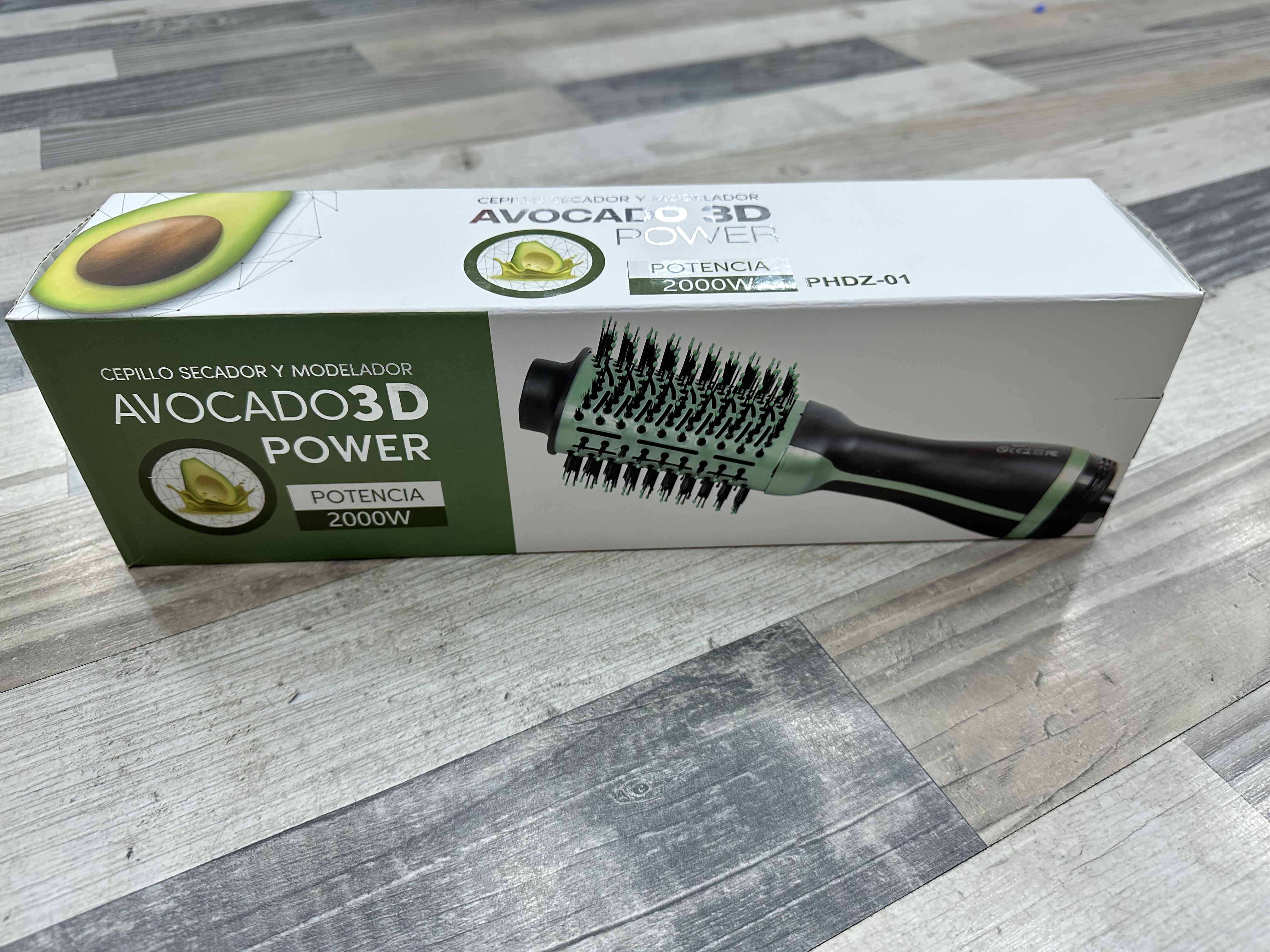 CEPILLO SECADOR Y ALISADOR DE AGUACATE
