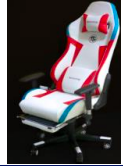 SILLA GAMER G2590 WHITE/RED/BLUE
