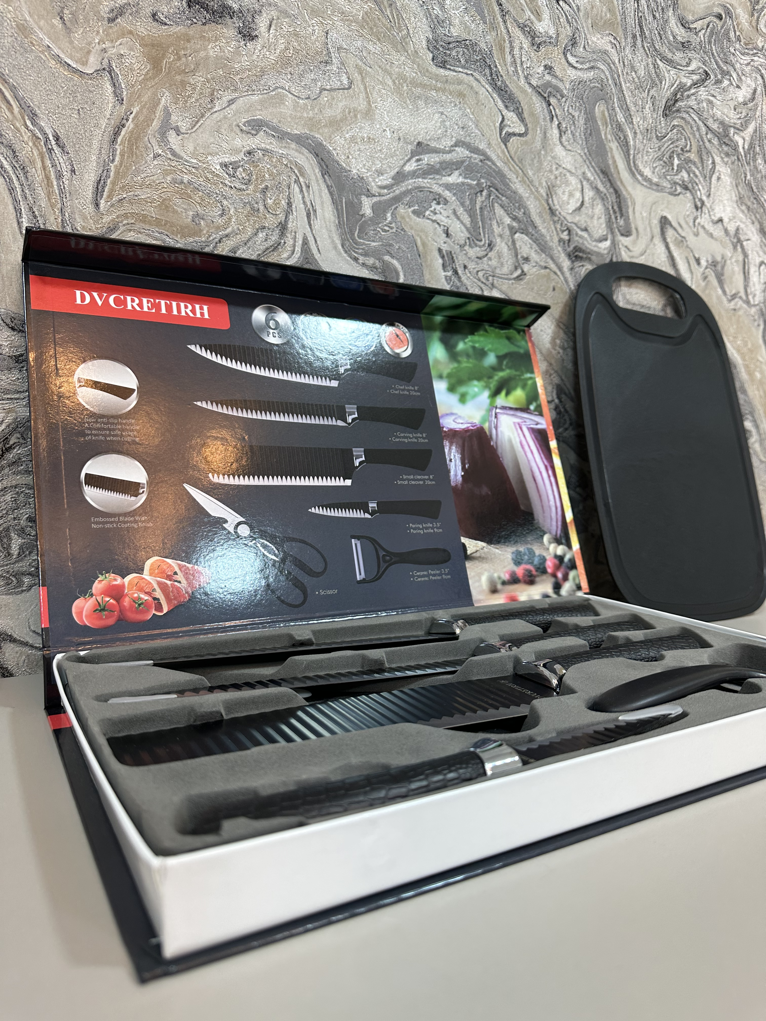 SET O JUEGO DE CUCHILLOS PARA COCINA