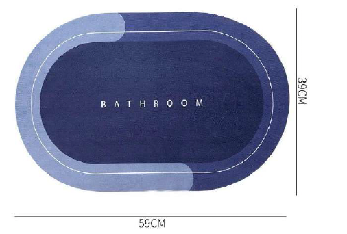TAPETE DE BAÑO ABSORBENTE, ANTIDESLIZANT