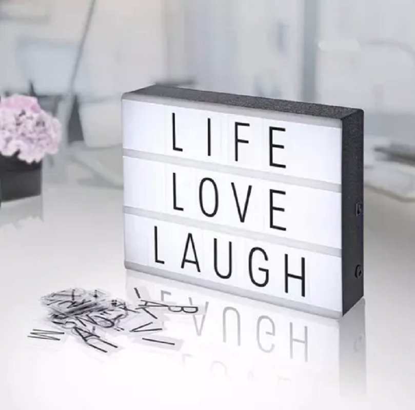 Caja De Luz Con Letras