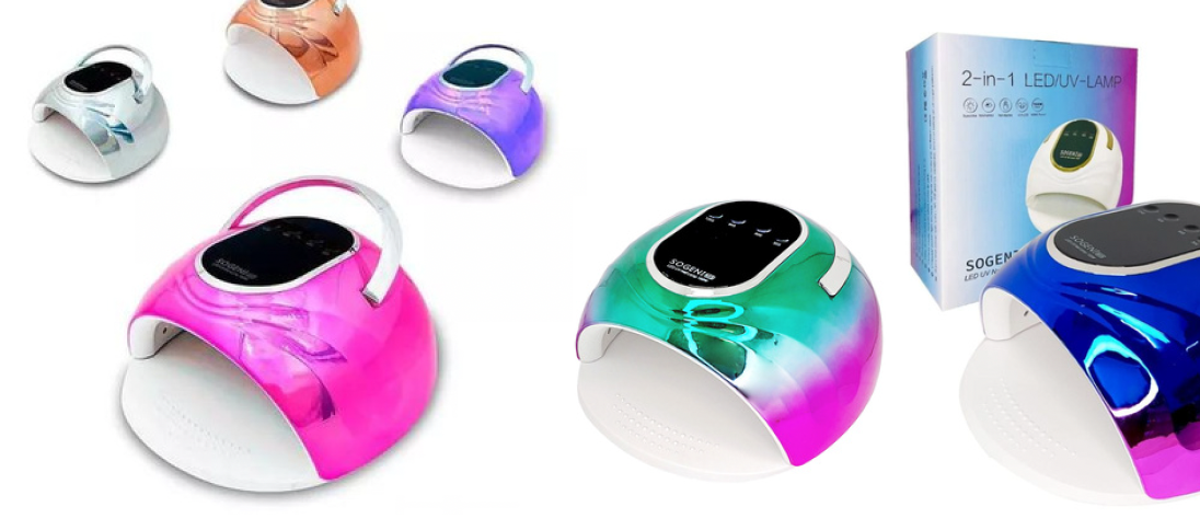 LAMPARA UV UNAS LUZ BLANCA O LUZ ROSADA