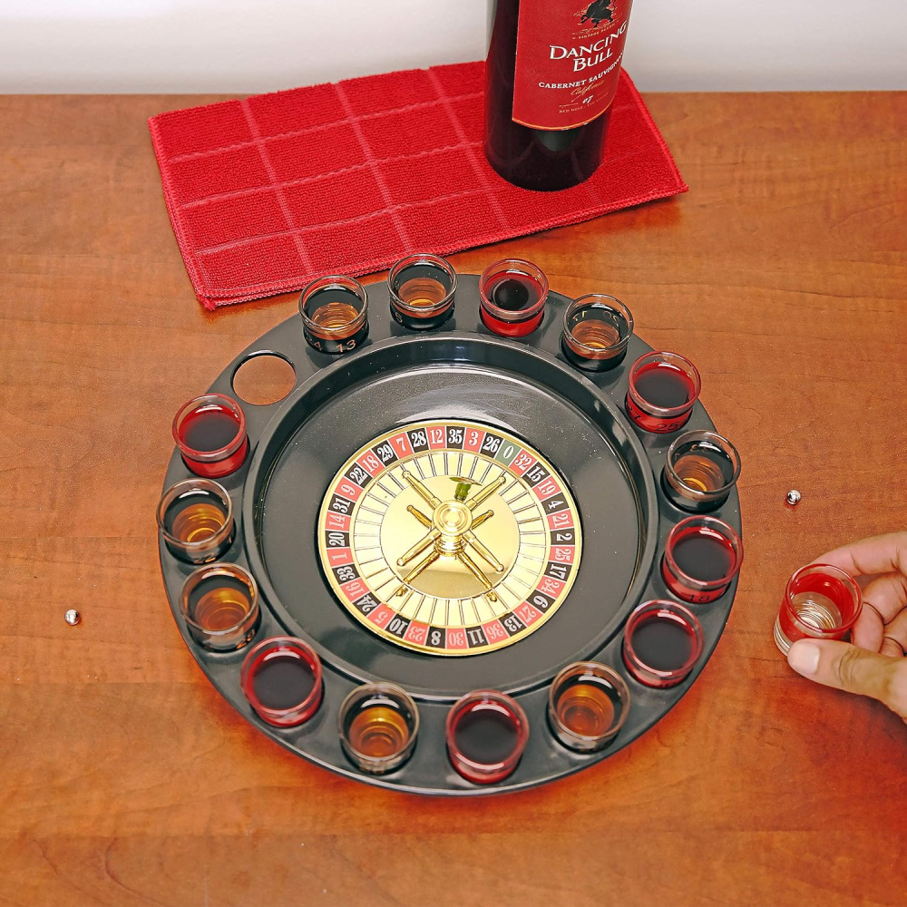 Ruleta Juego De Shots 16 Copas Glass