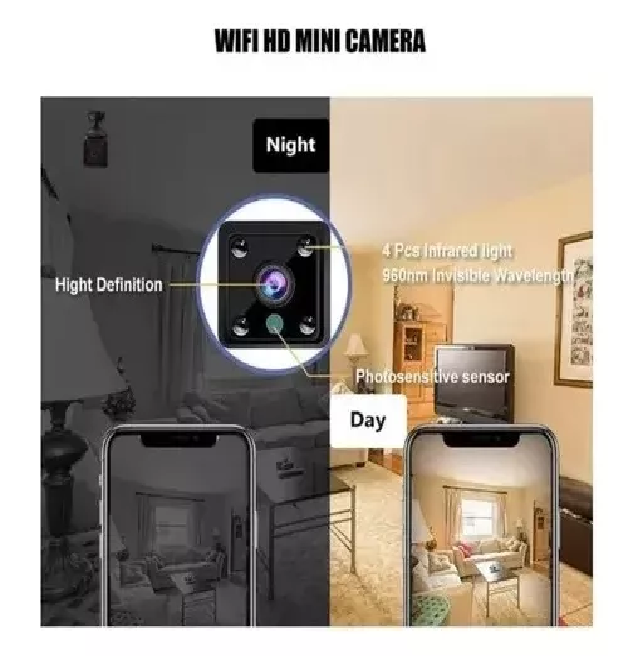 NUEVA Cámara Mini Espía Wifi Inalámbrica