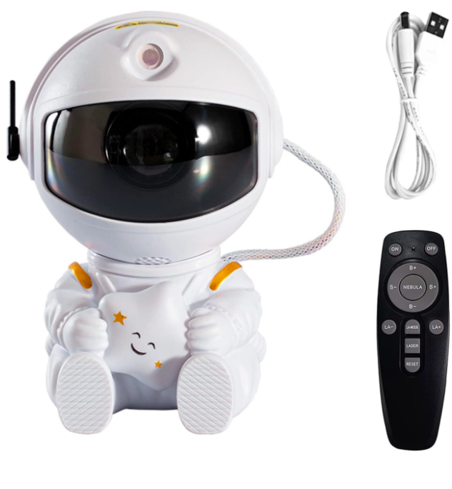 proyector astronauta sentado