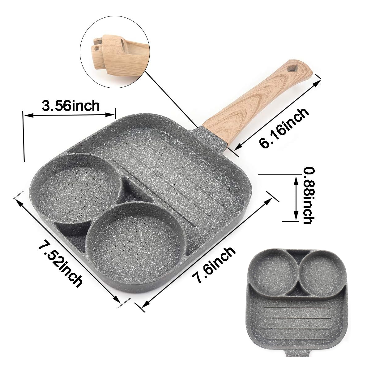 Combo Sarten de 3 Puestos con Pela Piña - Imagen 2