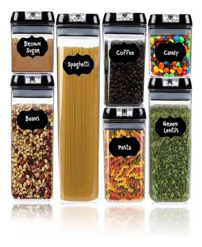 Juego De 7 Recipientes Para Alimentos