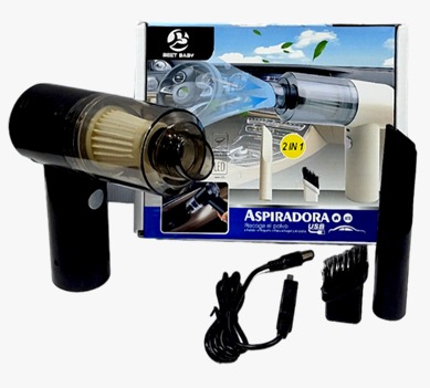 MINI ASPIRADORA PORTATIL NEGRO