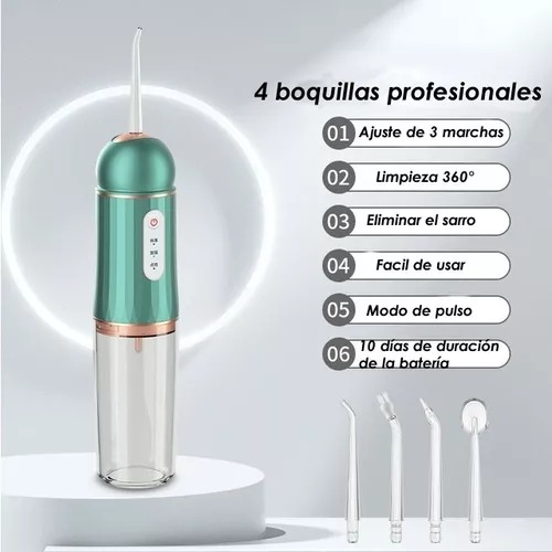 Irrigador  bucal recargable