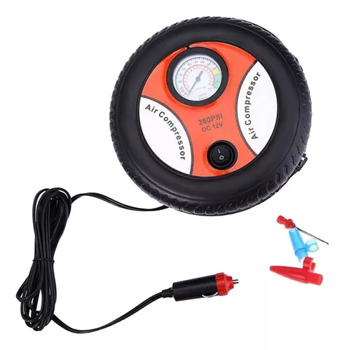 Mini Compresor De Aire Redondo Manual