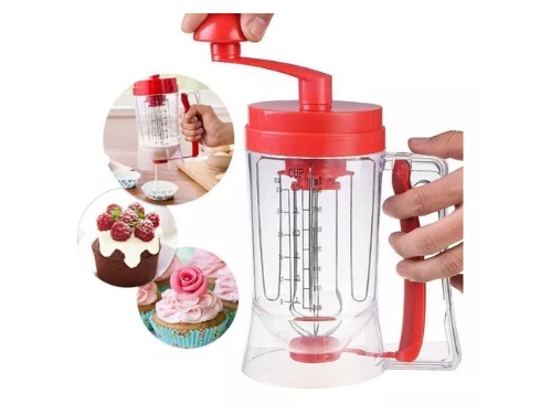 Batidor Manual Dispensador Masa Mezclado