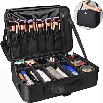 organizador de maquillaje de 3 niveles