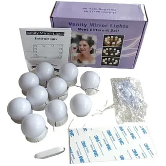 JUEGO DE LUCES PARA ESPEJO