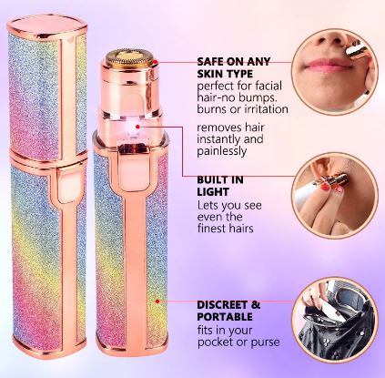 Recortador eléctrico d cejas y bozo 2en1