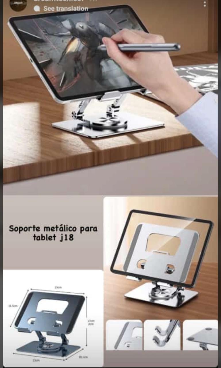 Base Soporte Para Tablet  360°
