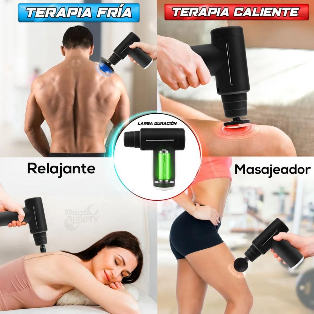 Pistola De Masaje Profesional Frio Calor - Imagen 2